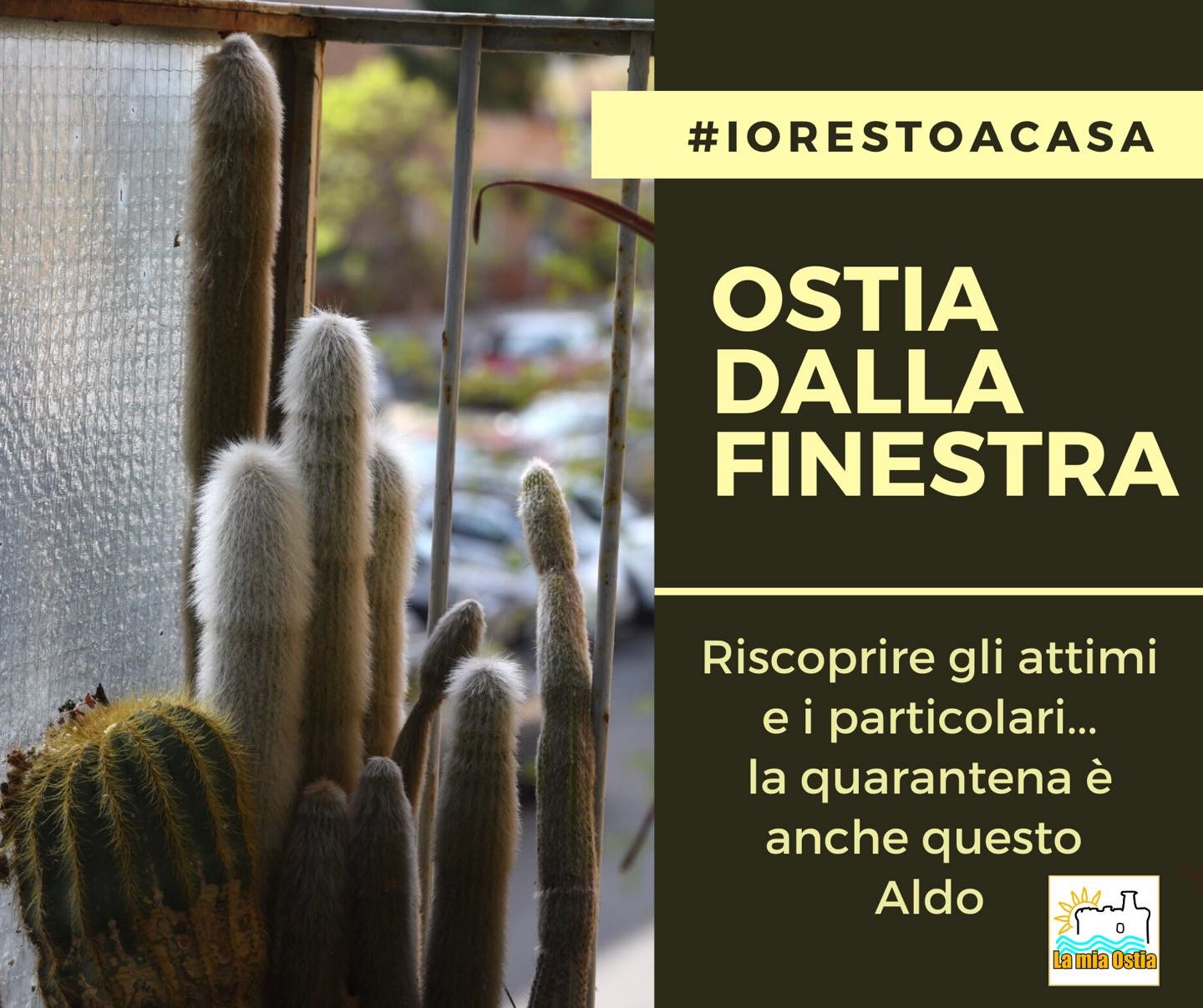 Ostia dalla finestra: mese di aprile